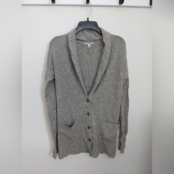 Banana Republic Sweaters - Banana Republic Gray Cashmere Cardigan Sweater Size Small